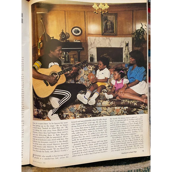 Ebony Magazine, August 1981 Special Issue "Black Love Jermain and Hazel Jackson - Picture 12 of 16